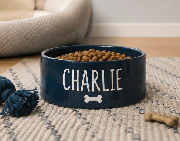 diy custom pet bowl names