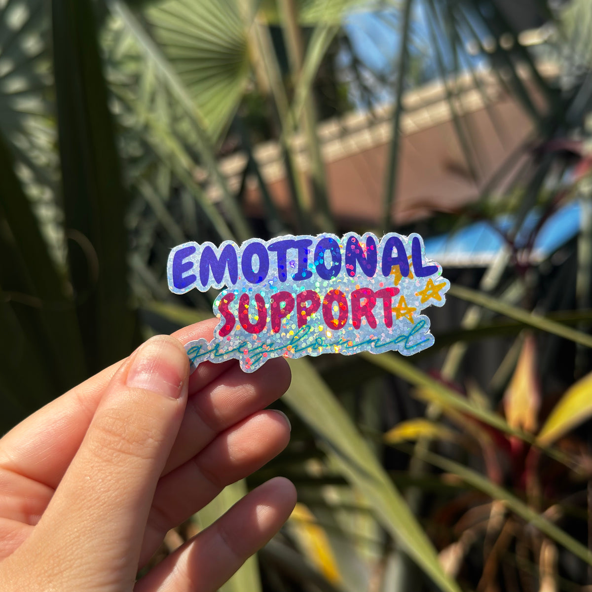 emotional support greyhound sticker