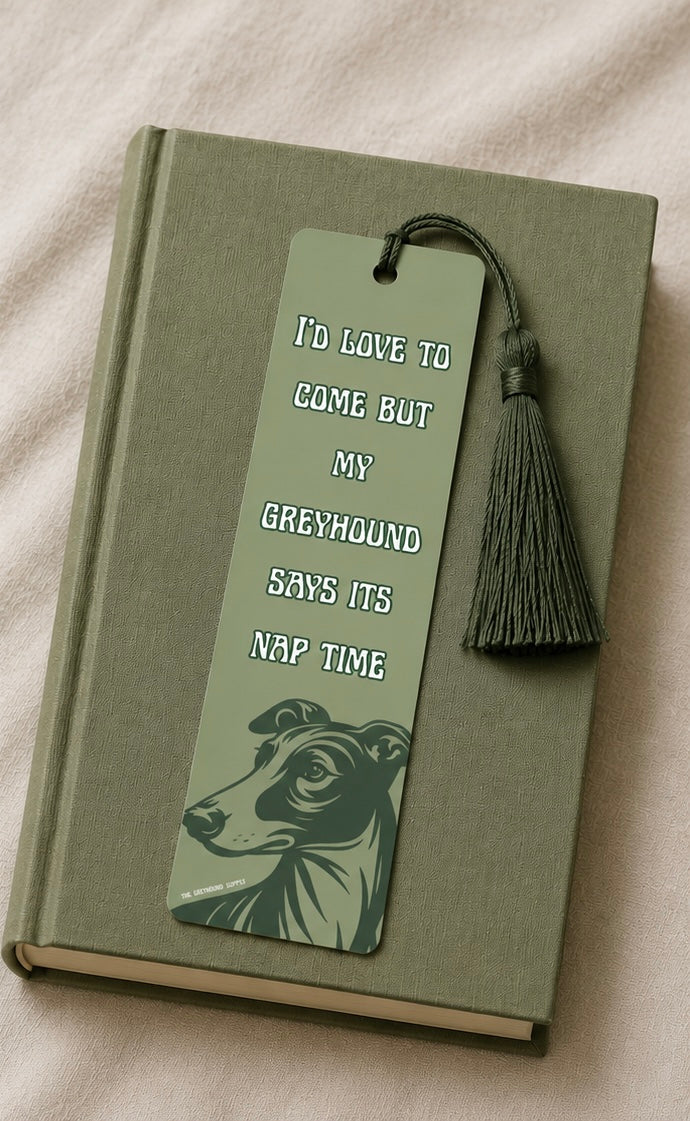 greyhound naptime bookmarks