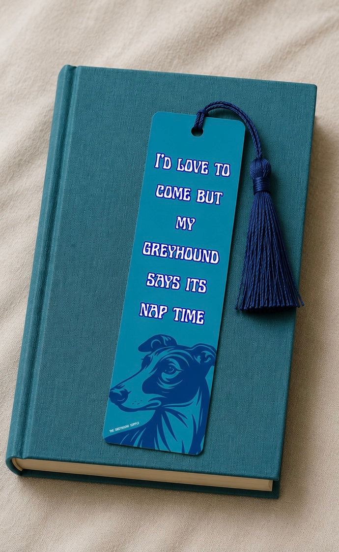greyhound naptime bookmarks