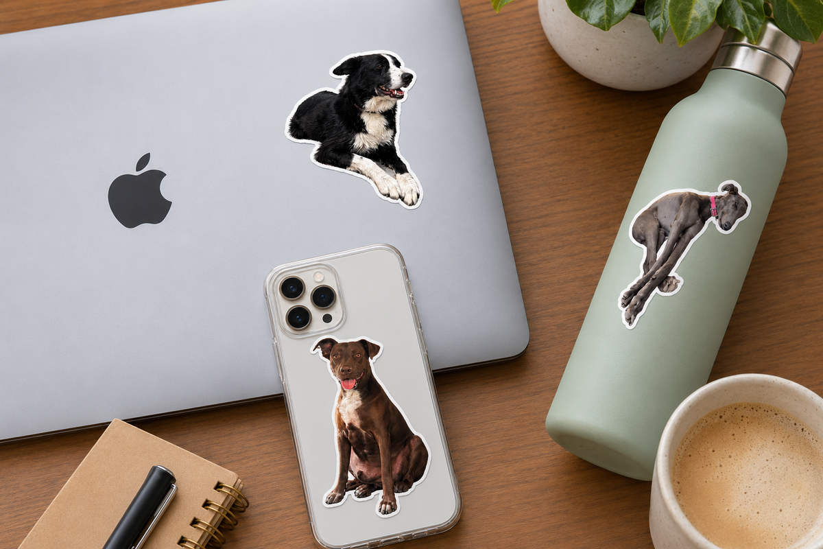 your pet custom stickers